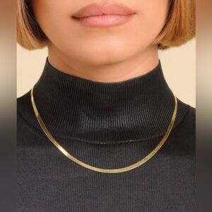 Women’s gold necklace